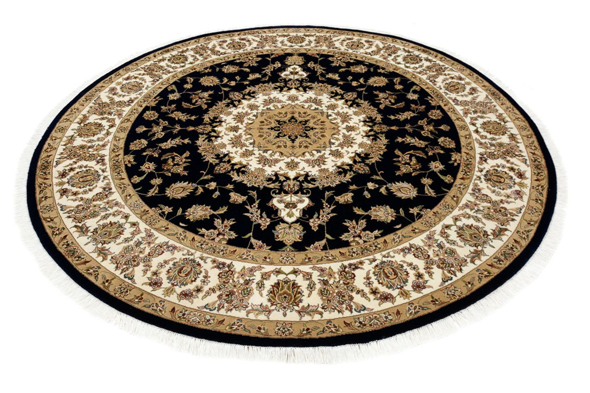 Orientaliska mattor - Tabriz runt  - 218 x 216 cm - mörkblå