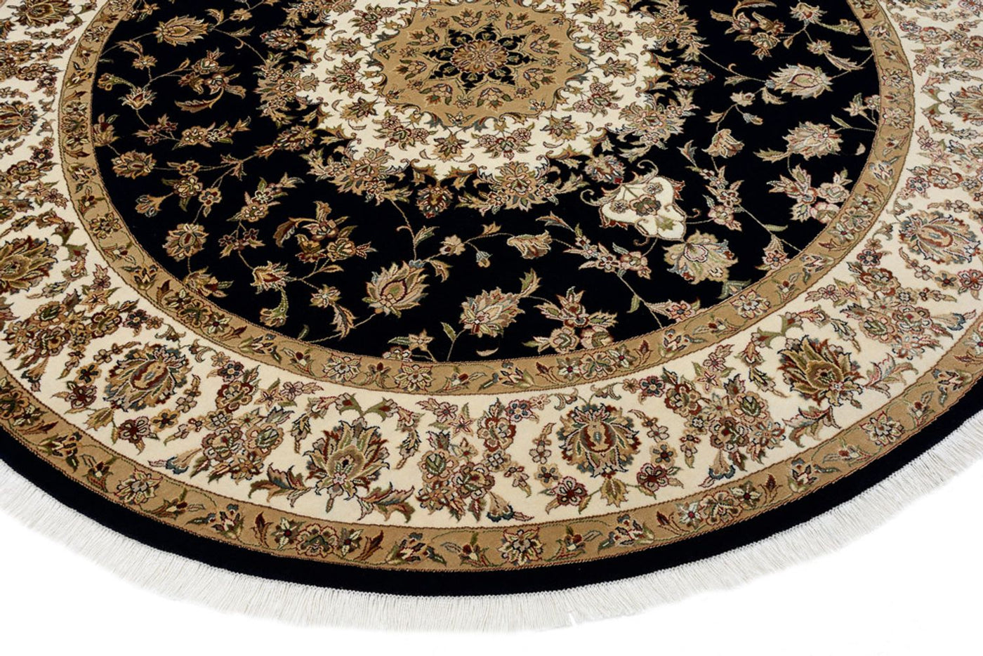 Indo Tabriz Mattan 218x216cm - Oriental Carpet