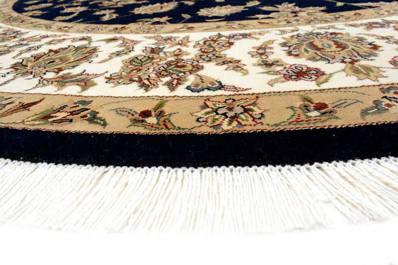Orientaliska mattor - Tabriz runt  - 218 x 216 cm - mörkblå