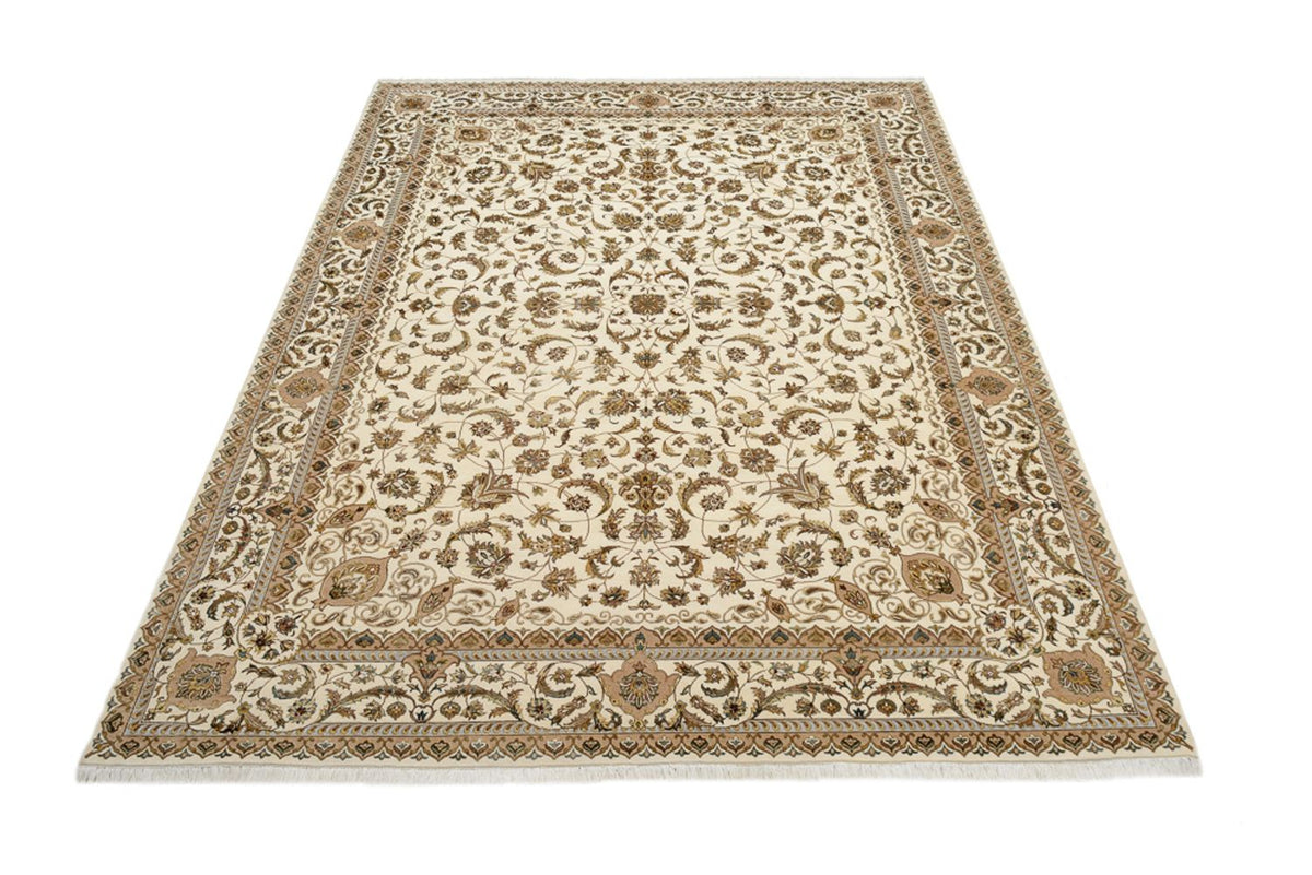 Orientaliska mattor - Tabriz - 364 x 275 cm - grädde