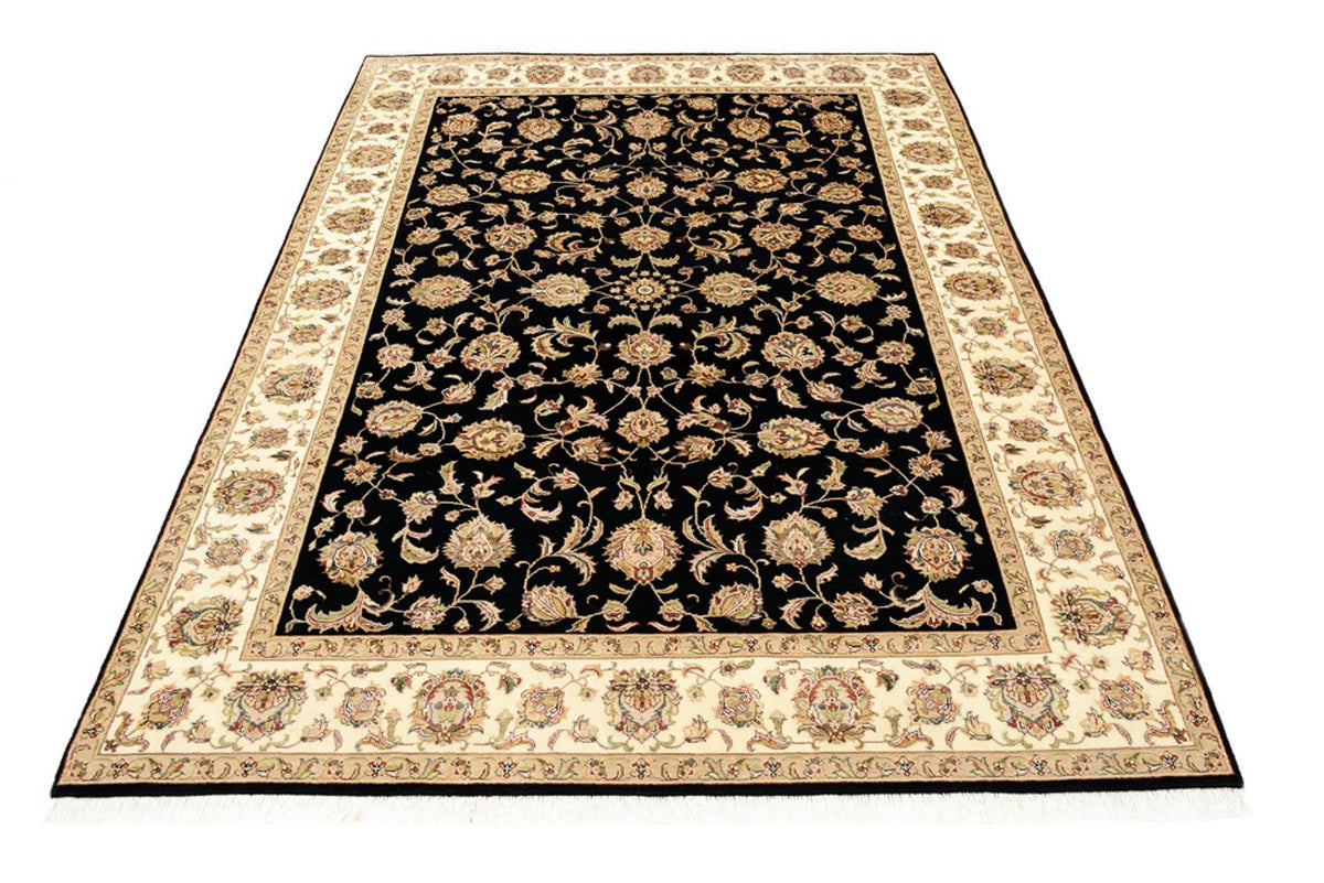 Orientaliska mattor - Tabriz - 214 x 155 cm - mörkblå