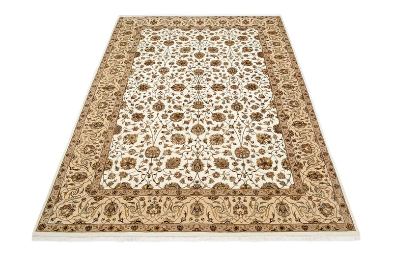 Orientaliska mattor - Tabriz - 307 x 215 cm - grädde