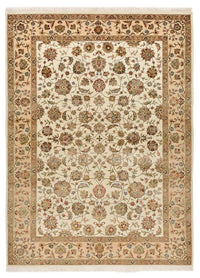 Orientaliska mattor - Tabriz - 210 x 153 cm - grädde