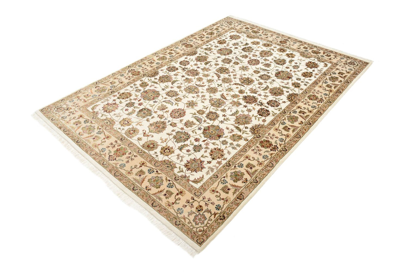 Indo Tabriz Mattan 210x153cm - Oriental Carpet