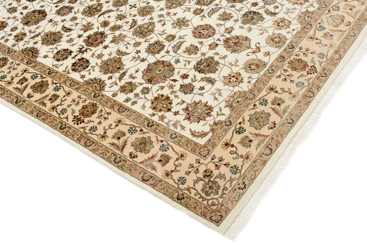 Orientaliska mattor - Tabriz - 210 x 153 cm - grädde