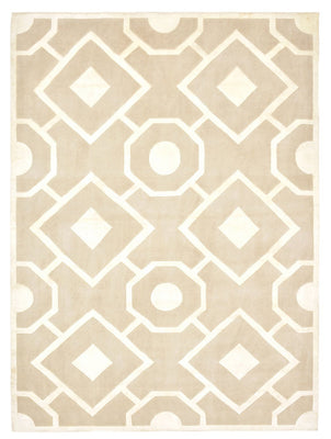 Designermatta - 236 x 174 cm - beige