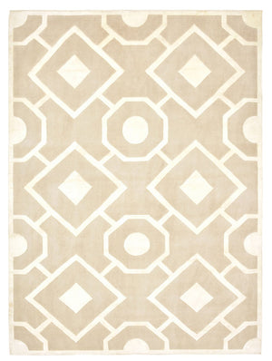 Designermatta - 236 x 174 cm - beige