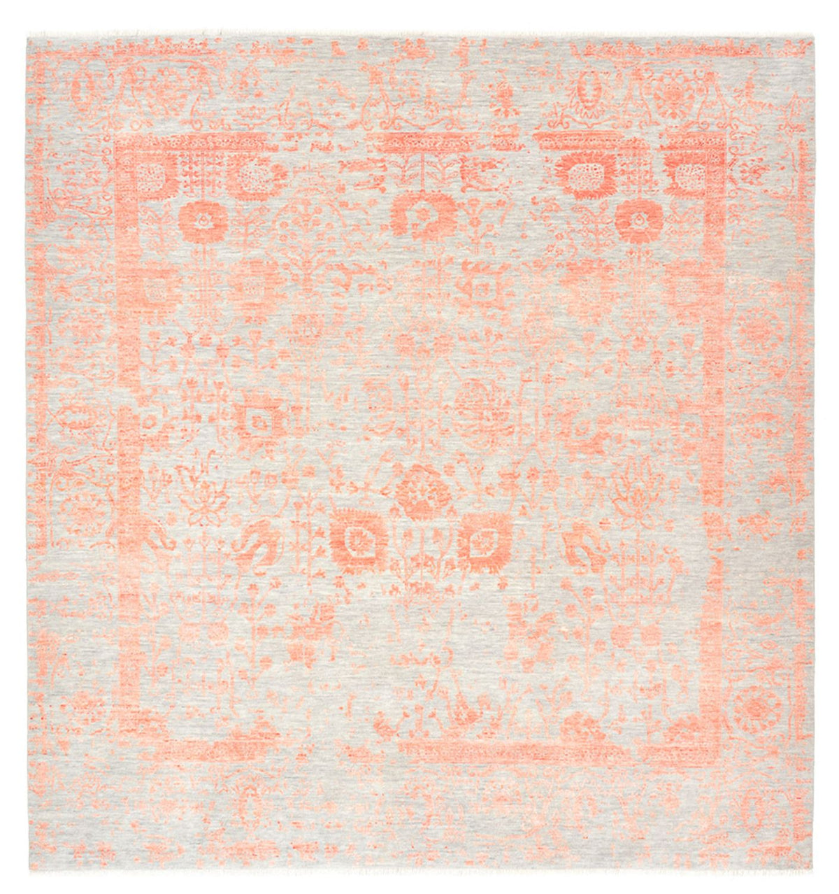 Designermatta - 261 x 251 cm - orange