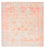 Designermatta - 261 x 251 cm - orange