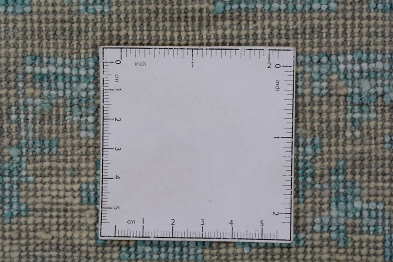 Designermatta kvadrat  - 249 x 249 cm - ljusblå