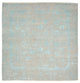 Designermatta kvadrat  - 301 x 301 cm - ljusblå