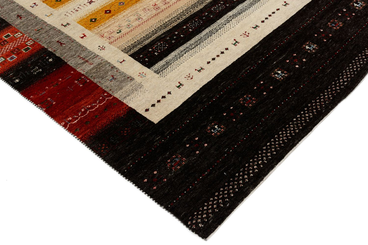 Gabbeh-mattan - Loribaft Indus - 240 x 166 cm - flerfärgad