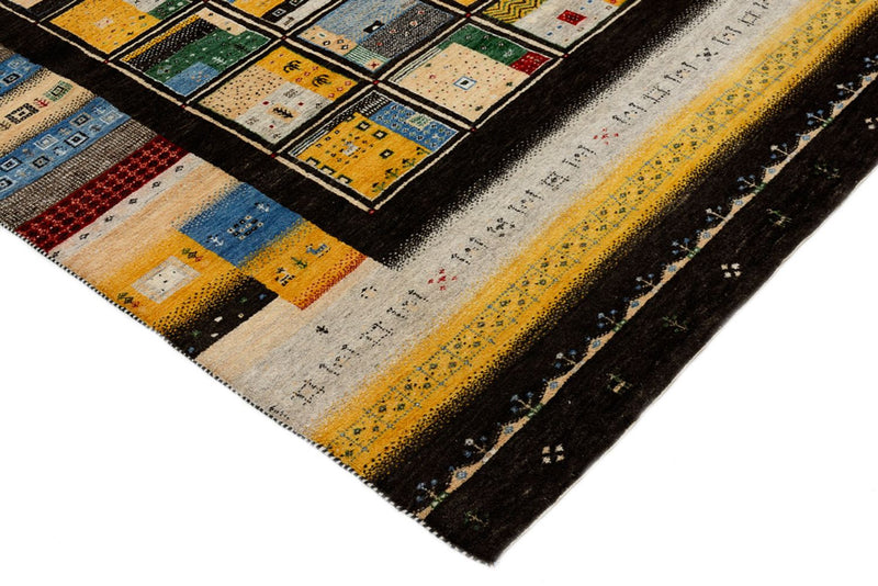 Gabbeh-mattan - Loribaft Indus - 239 x 173 cm - flerfärgad