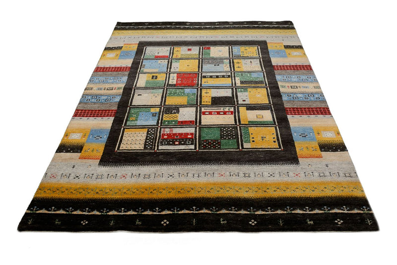 Gabbeh-mattan - Loribaft Indus - 239 x 173 cm - flerfärgad