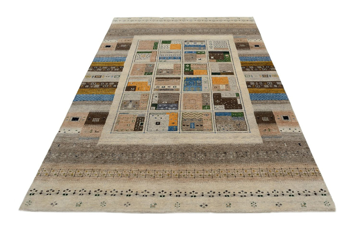 Gabbeh-mattan - Loribaft Indus - 248 x 166 cm - flerfärgad