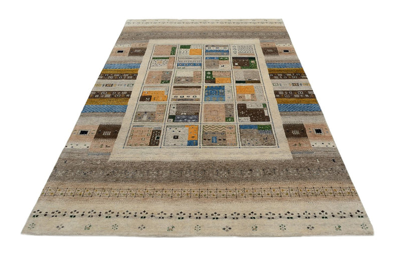 Gabbeh-mattan - Loribaft Indus - 248 x 166 cm - flerfärgad