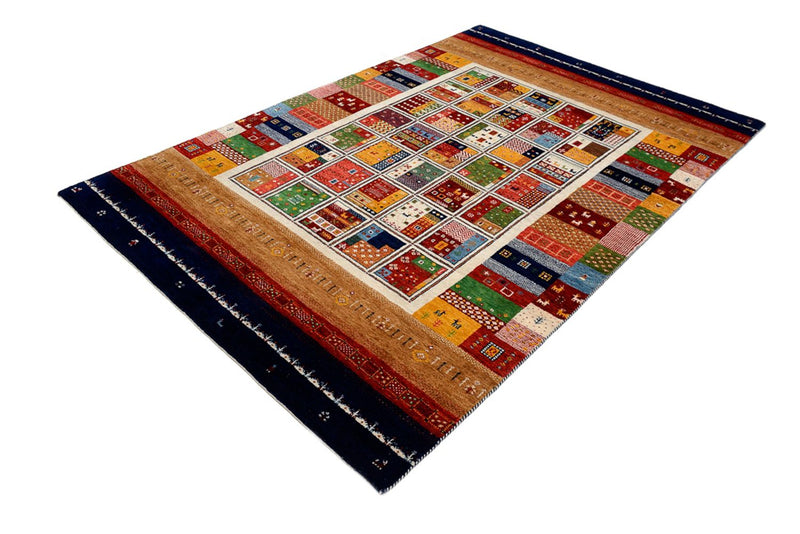 Gabbeh-mattan - Loribaft Indus - 245 x 170 cm - flerfärgad