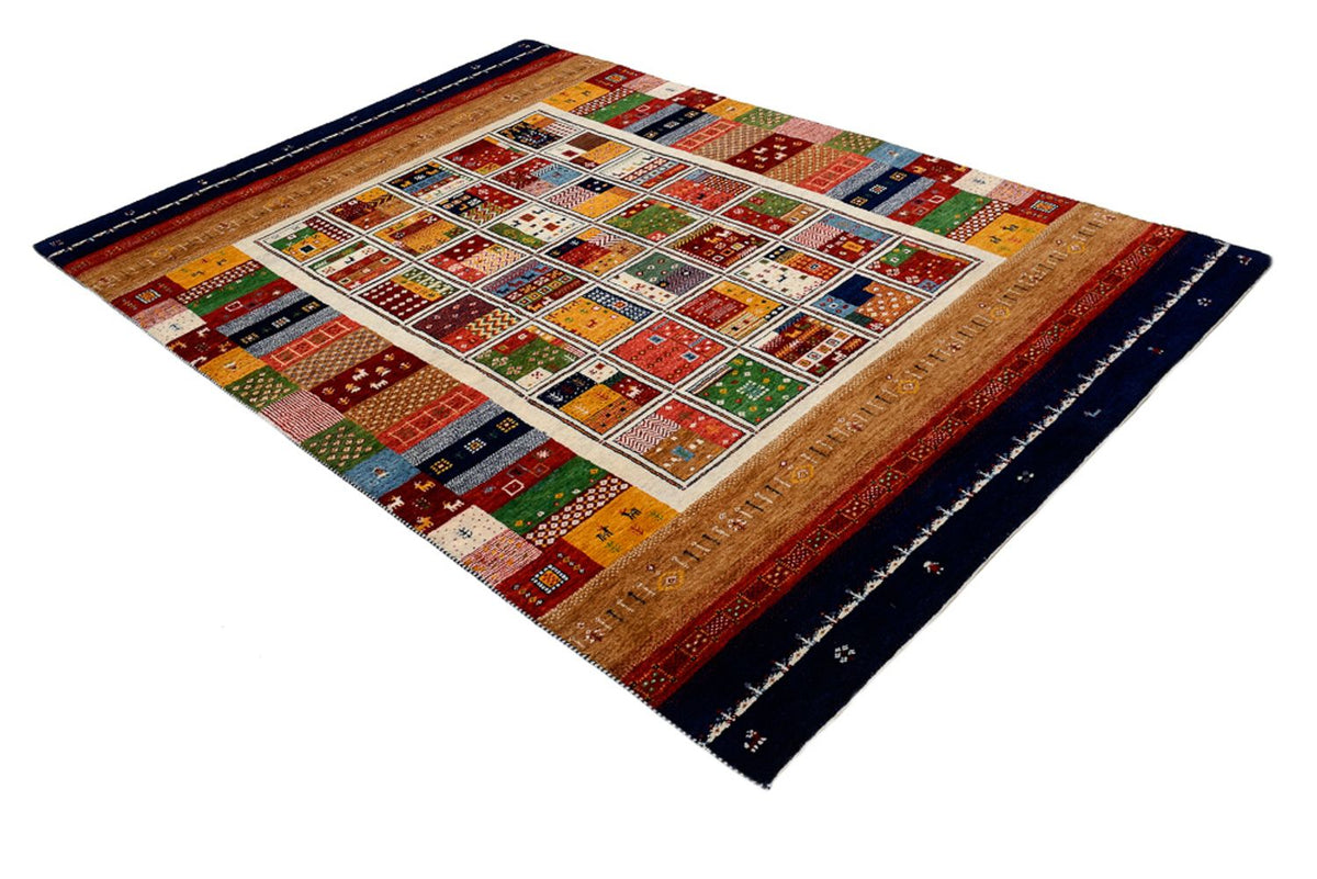 Gabbeh-mattan - Loribaft Indus - 245 x 170 cm - flerfärgad