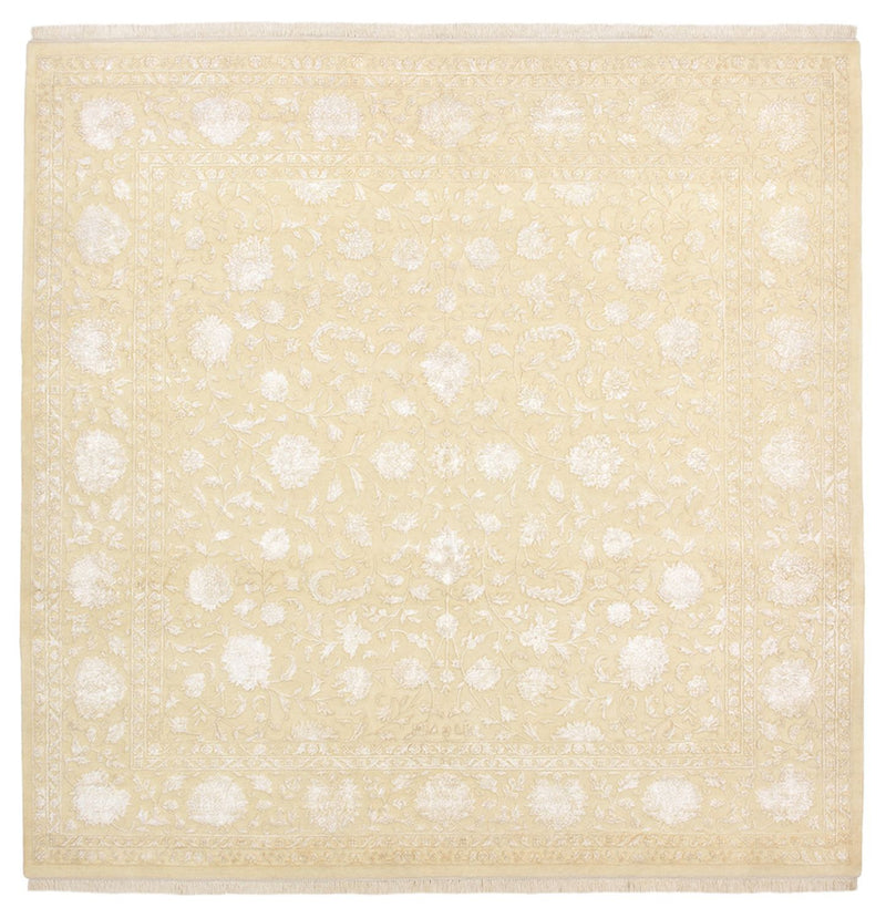 Oriental Carpet kvadrat  - 253 x 251 cm - ljusbeige