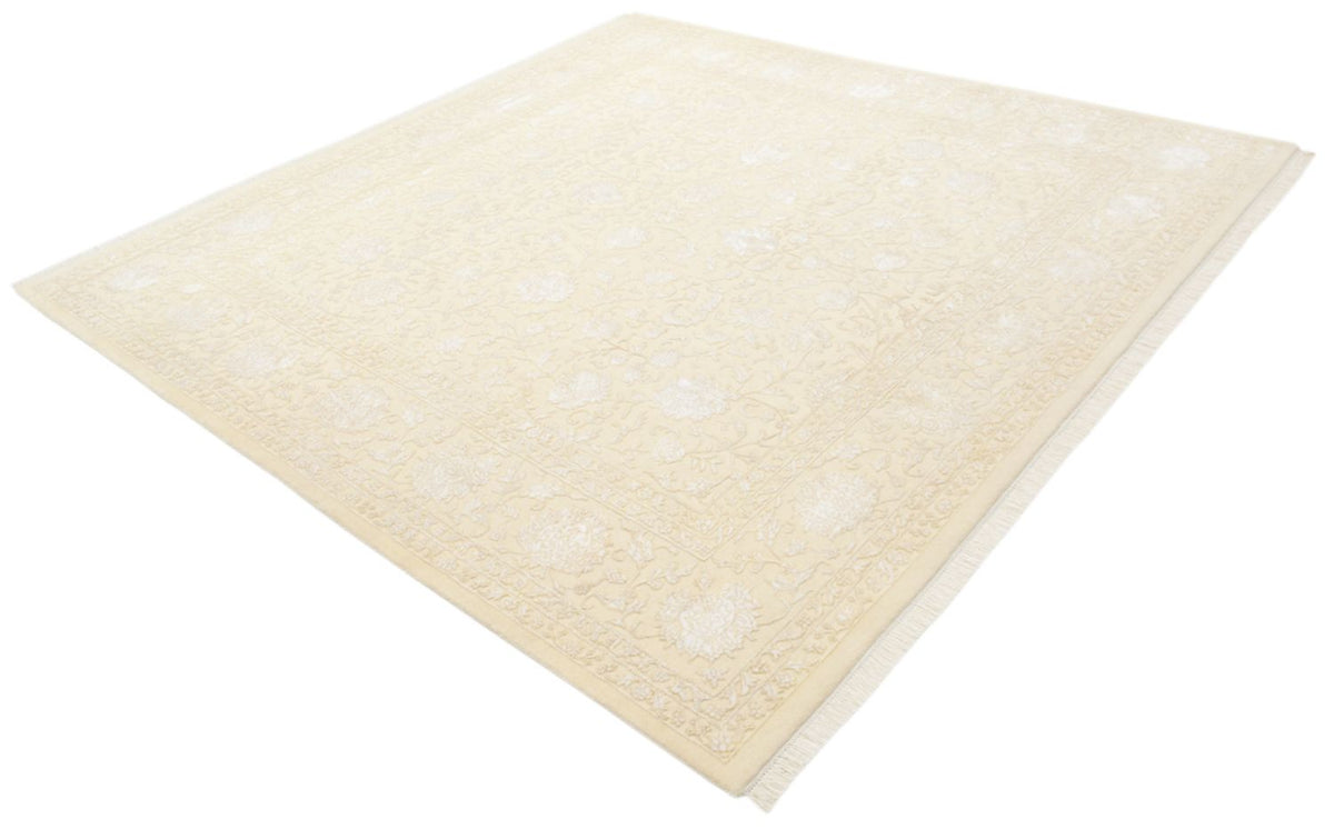 Oriental Carpet kvadrat  - 253 x 251 cm - ljusbeige
