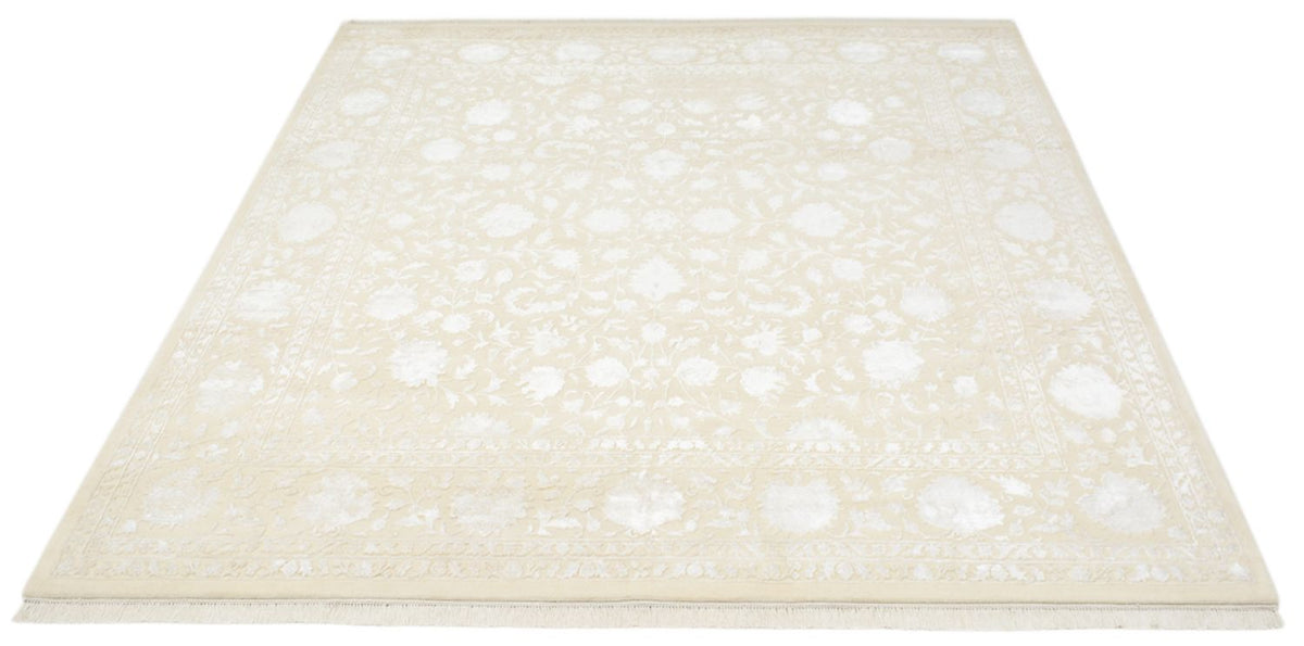 Oriental Carpet kvadrat  - 253 x 251 cm - ljusbeige
