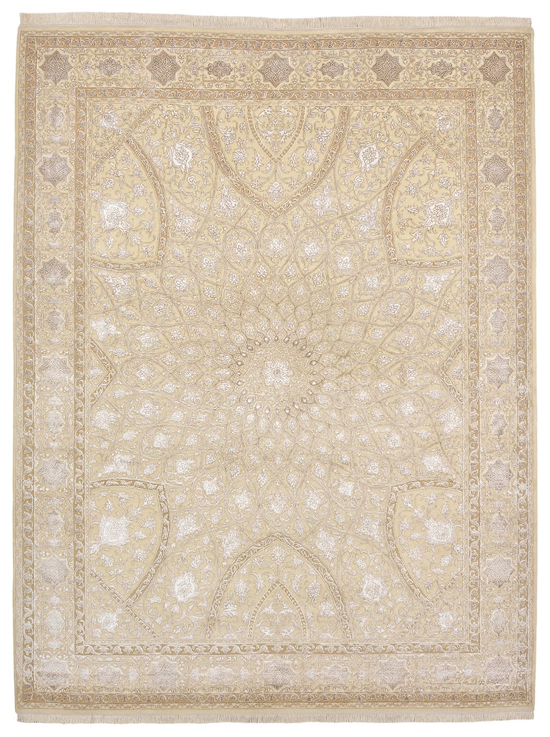 Oriental Carpet - 293 x 222 cm - mörk beige