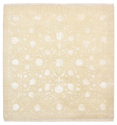 Oriental Carpet kvadrat  - 206 x 205 cm - ljusbeige