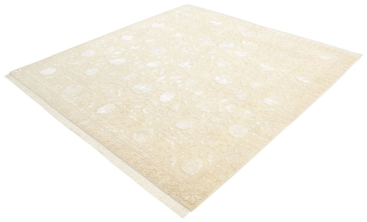 Oriental Carpet kvadrat  - 206 x 205 cm - ljusbeige