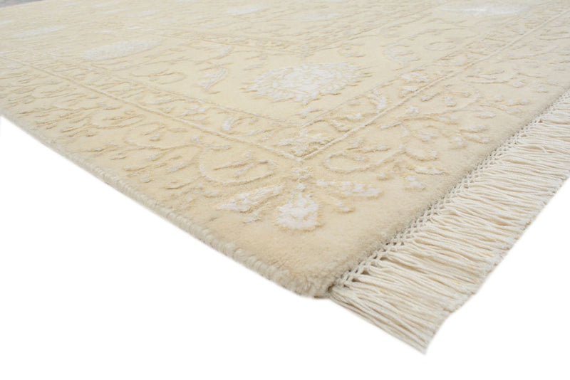 Oriental Carpet kvadrat  - 206 x 205 cm - ljusbeige