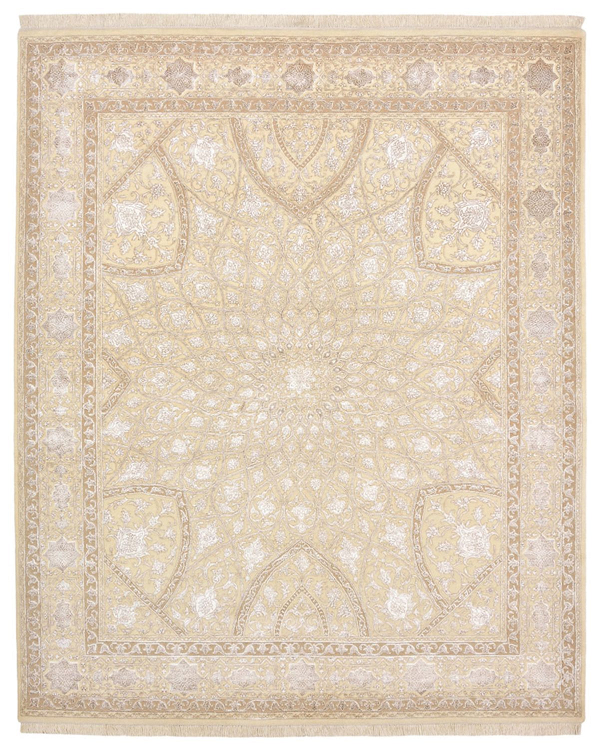 Oriental Carpet - 252 x 207 cm - mörk beige