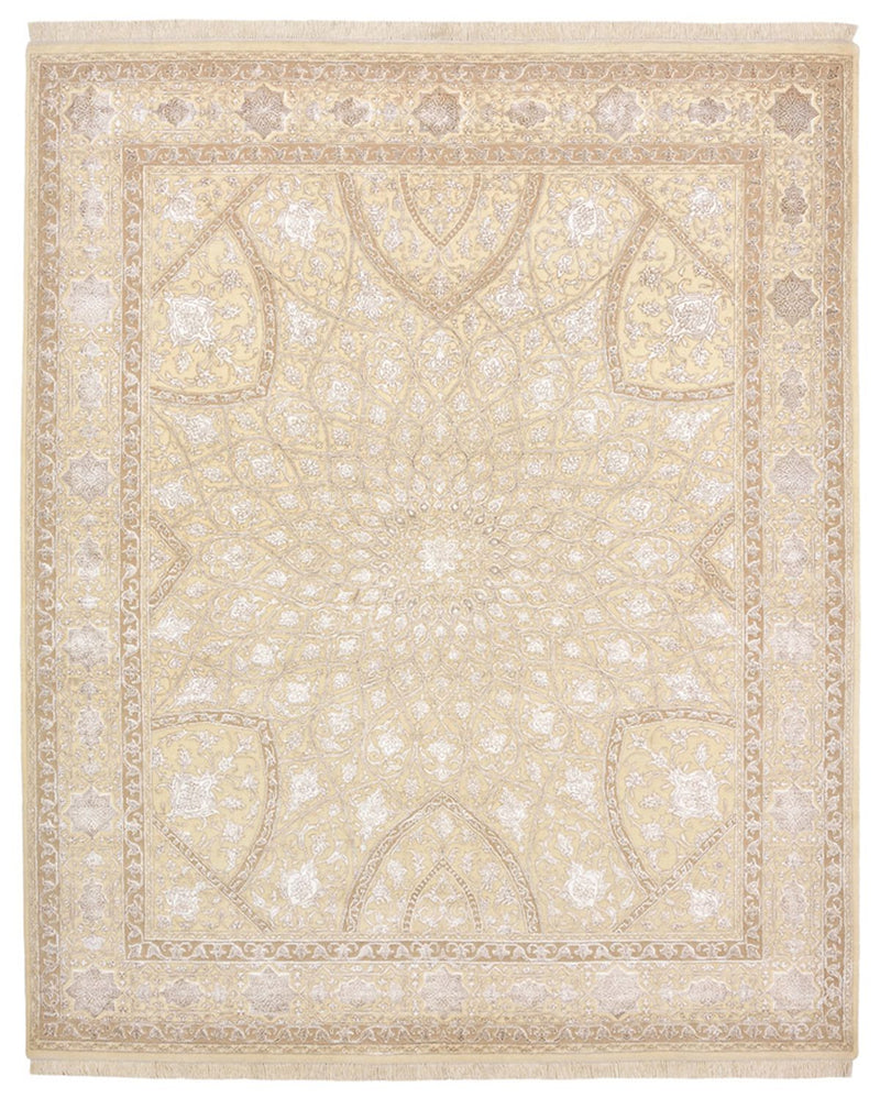 Oriental Carpet - 252 x 207 cm - mörk beige