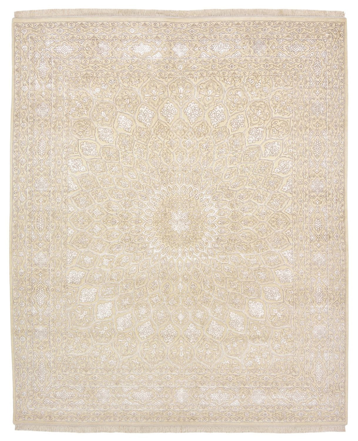 Oriental Carpet - 247 x 204 cm - mörk beige