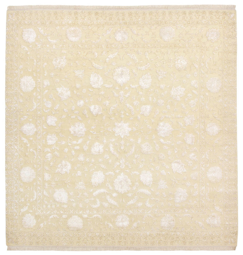 Oriental Carpet kvadrat  - 255 x 250 cm - ljusbeige