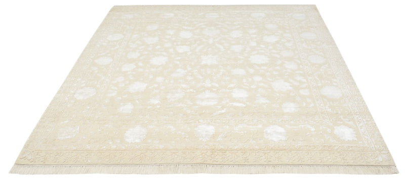 Oriental Carpet kvadrat  - 204 x 202 cm - ljusbeige