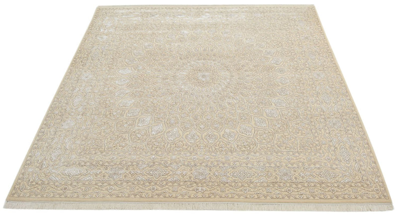 Oriental Carpet kvadrat  - 246 x 245 cm - mörk beige