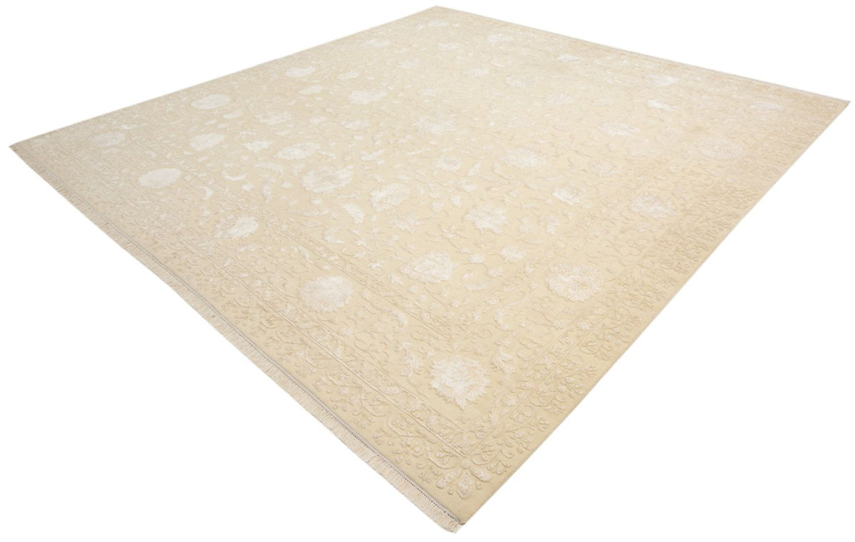 Oriental Carpet kvadrat  - 309 x 301 cm - ljusbeige