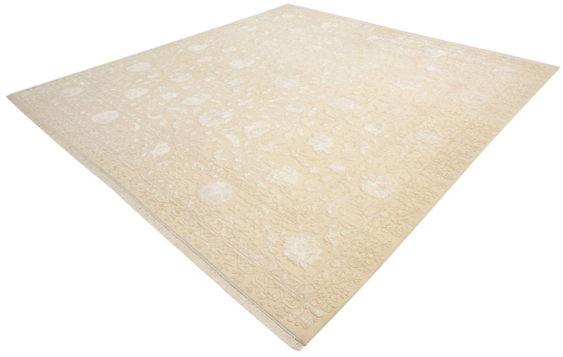 Oriental Carpet kvadrat  - 309 x 301 cm - ljusbeige