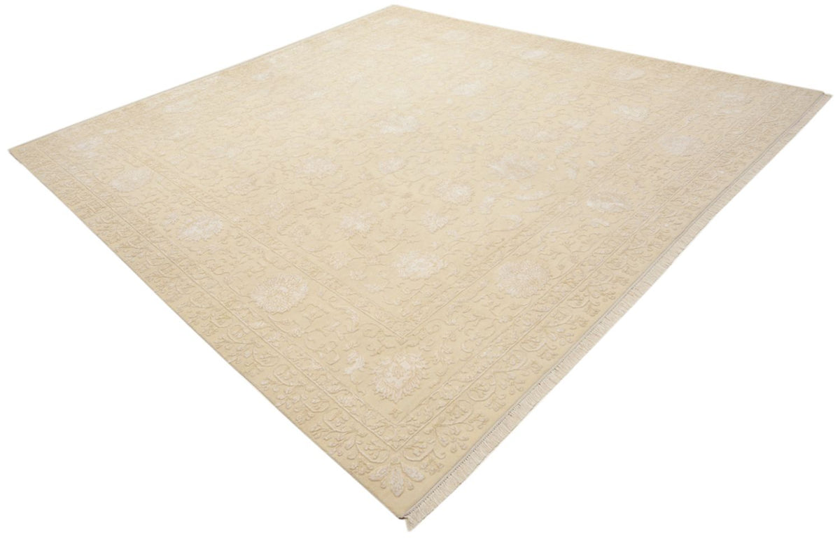 Oriental Carpet kvadrat  - 309 x 301 cm - ljusbeige
