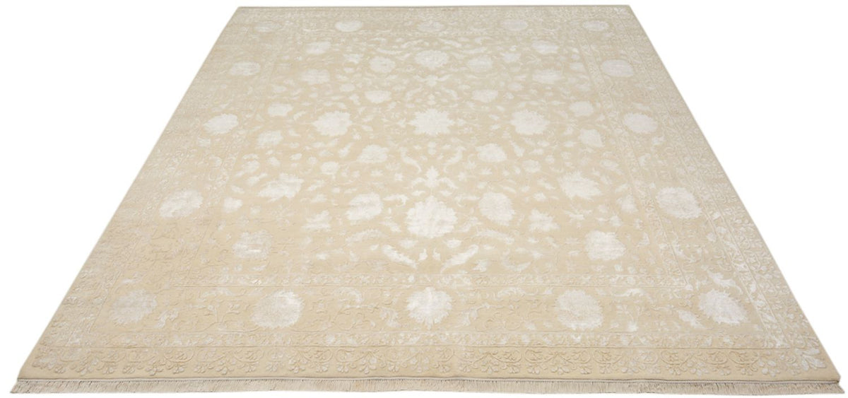 Oriental Carpet kvadrat  - 309 x 301 cm - ljusbeige