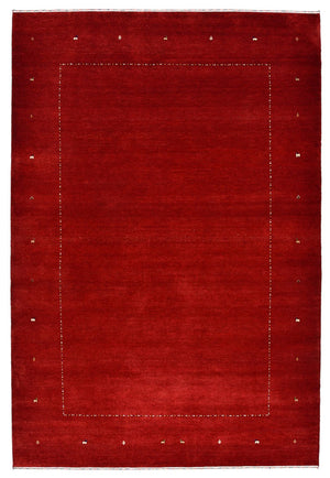 Gabbeh-mattan - Loribaft Indus - 305 x 208 cm - röd