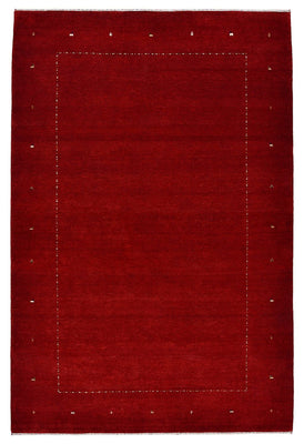 Gabbeh-mattan - Loribaft Indus - 302 x 204 cm - röd