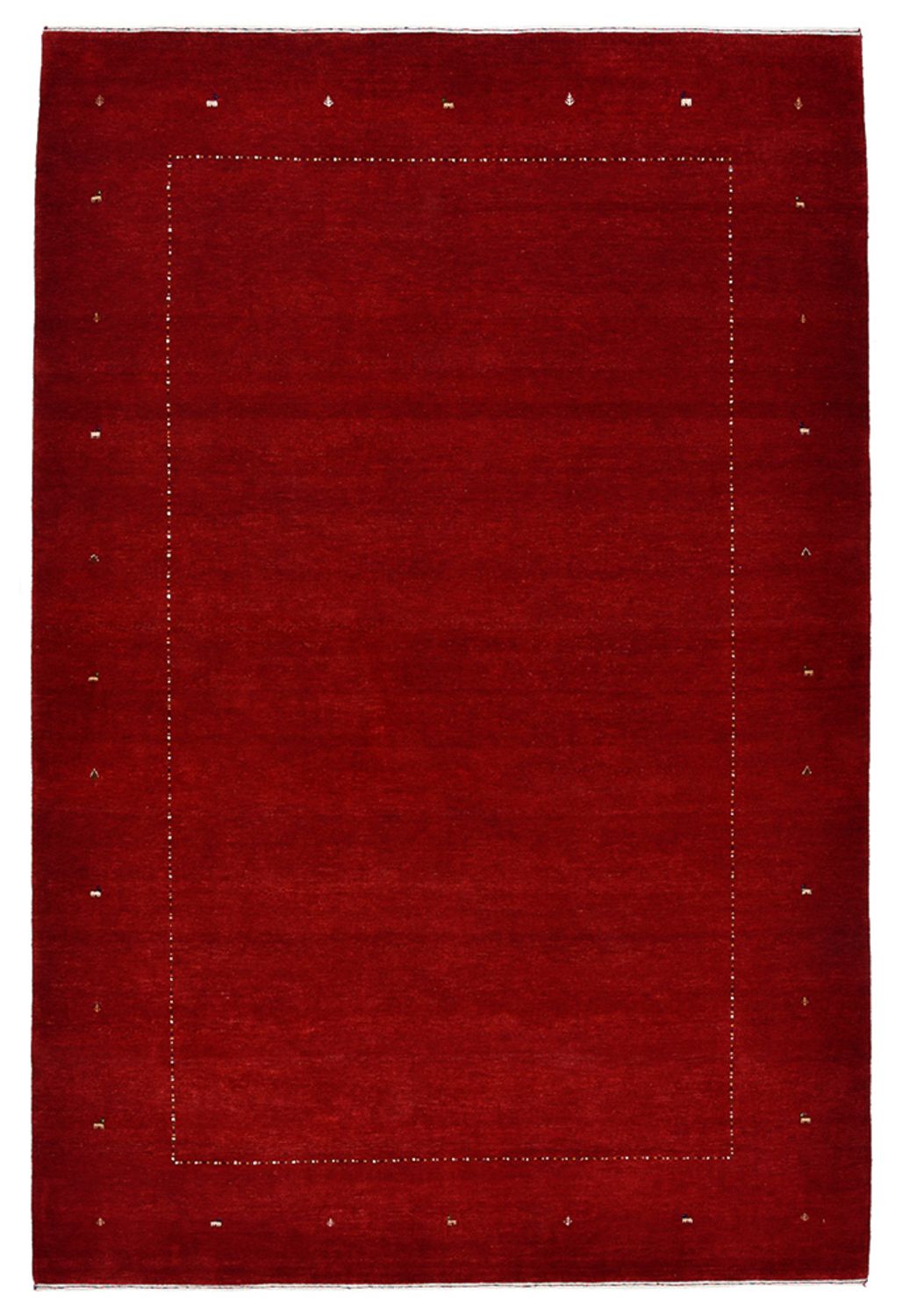 Gabbeh-mattan - Loribaft Indus - 302 x 204 cm - röd