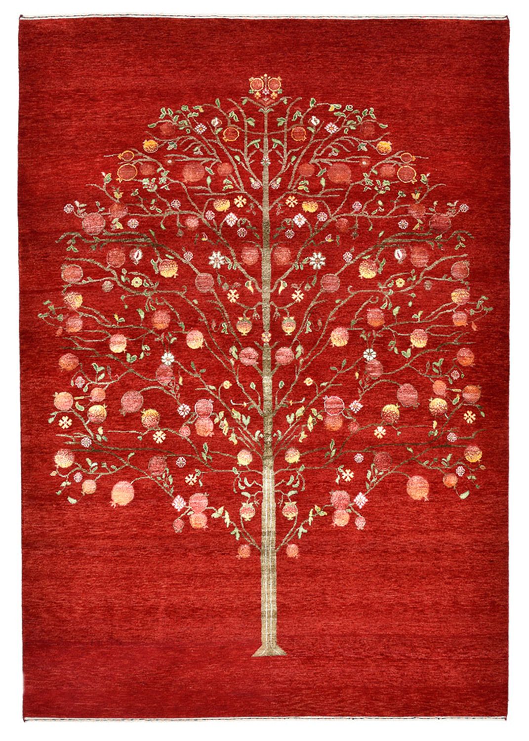 Gabbeh-mattan - Loribaft Indus - 245 x 173 cm - röd