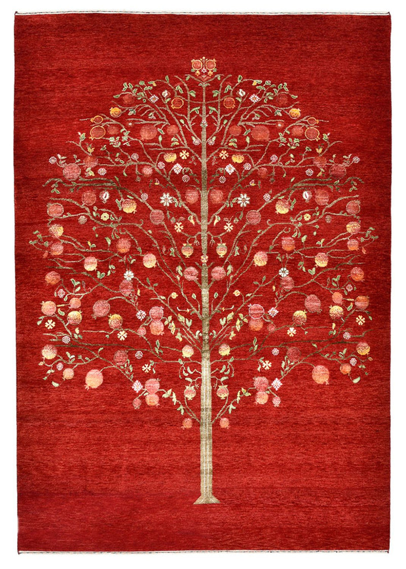 Gabbeh-mattan - Loribaft Indus - 245 x 173 cm - röd