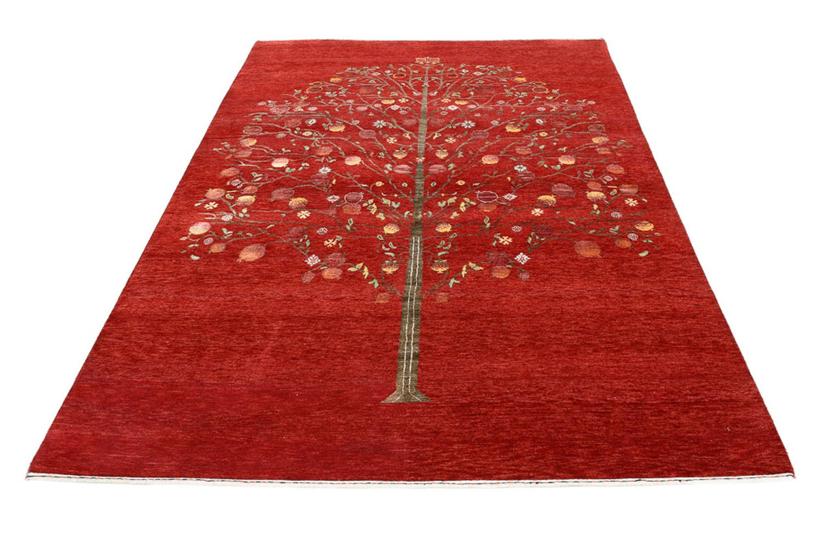 Gabbeh-mattan - Loribaft Indus - 245 x 173 cm - röd