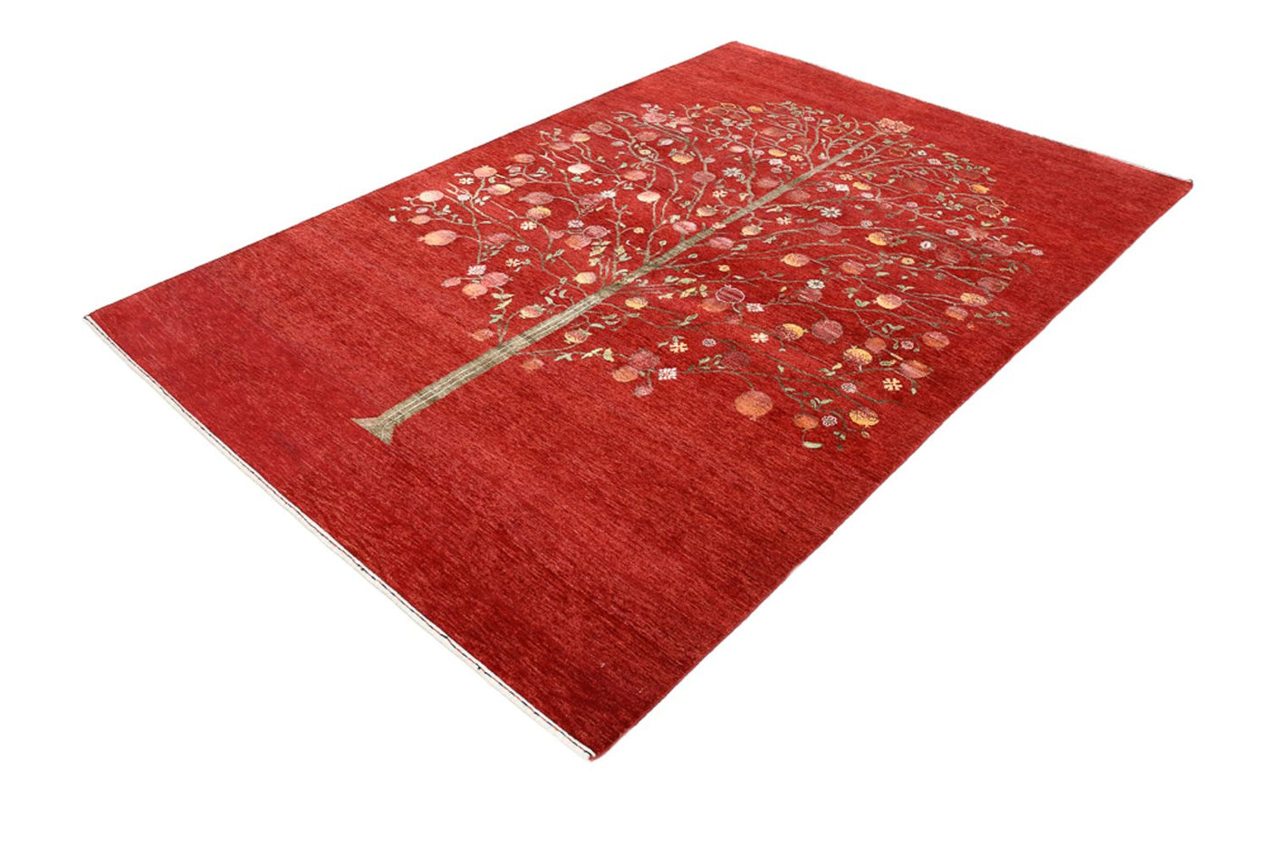 Gabbeh-mattan - Loribaft Indus - 245 x 173 cm - röd