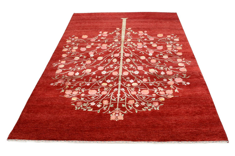 Gabbeh-mattan - Loribaft Indus - 245 x 173 cm - röd