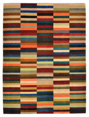 Designermatta - 201 x 153 cm - flerfärgad