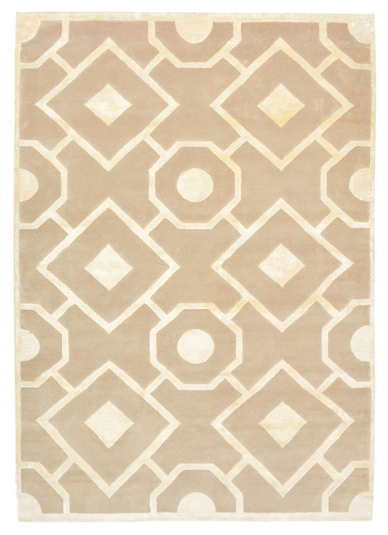 Designermatta - 240 x 170 cm - mörk beige