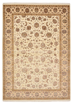 Orientaliska mattor - Tabriz - 305 x 217 cm - ljusbeige